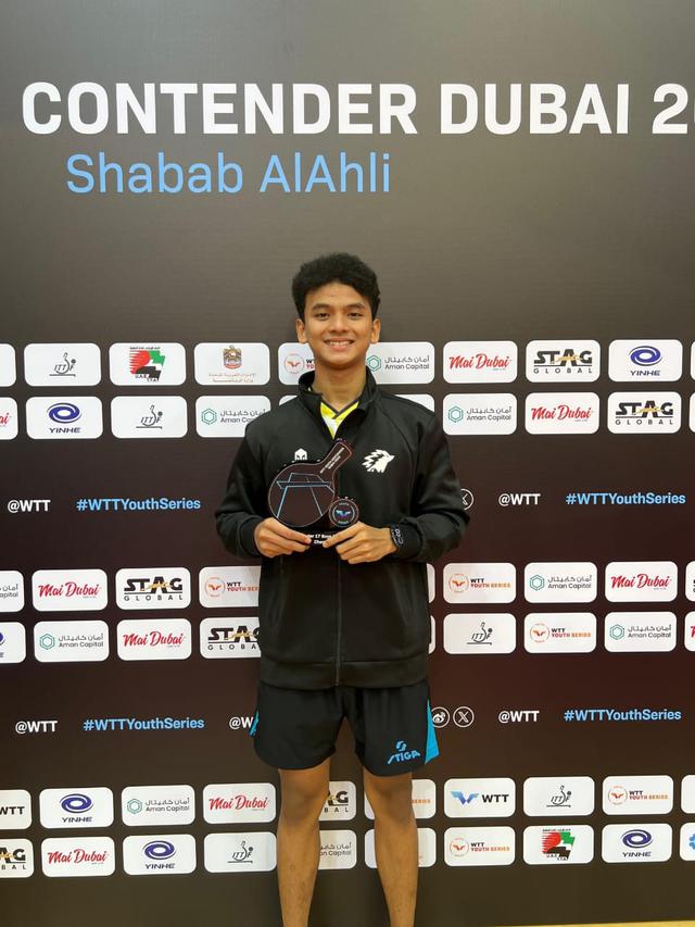 Atlet Indonesia Cetak Sejarah Juara Turnamen Tenis Meja WTT Youth Contender Dubai 2025