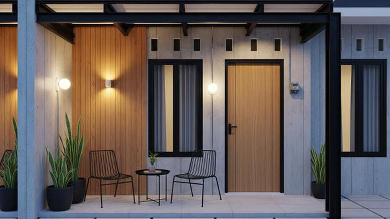 7 Desain Teras Kecil Tapi Modern, Cocok Buat Nongkrong dan Ngopi Santai