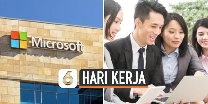 VIDEO: 4 Hari Kerja, Produktivitas Karyawan Microsoft Jepang Meningkat
