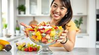 resep salad buah sederhana ©Ilustrasi dibuat AI