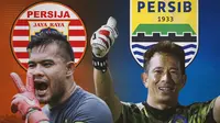 Piala Menpora - Persija Jakarta Vs Persib Bandung - Head to Head Kiper (Bola.com/Adreanus Titus)