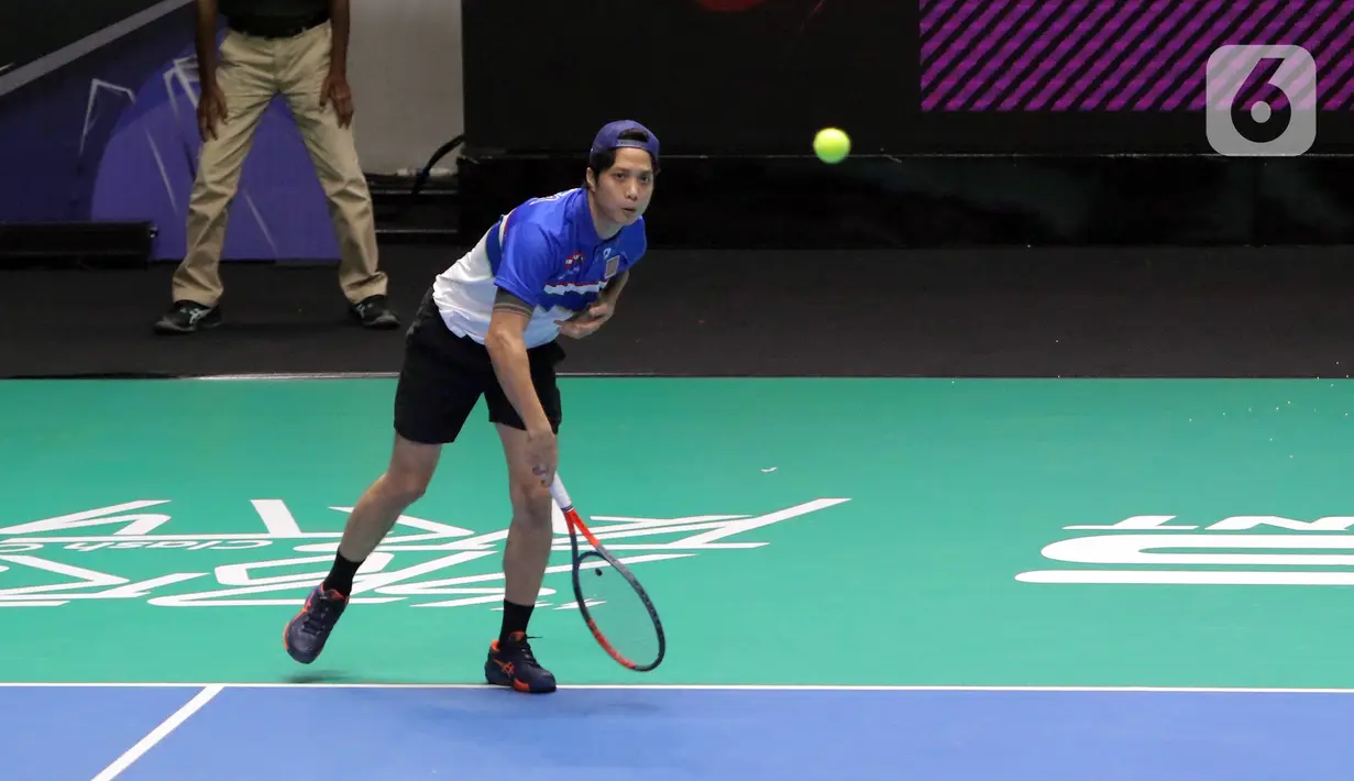 Sport Party sendiri diikuti oleh artis yang mumpuni di bidang tenis sehingga menyajikan pertandingan yang kompetitif sekaligus menghibur. (Liputan6.com/Angga Yuniar)