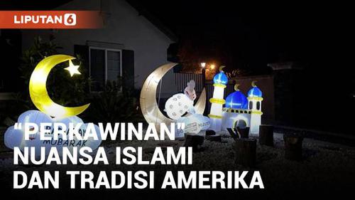 VIDEO: Unik, Panduan Tradisi Amerika dengan Perayaan Islam
