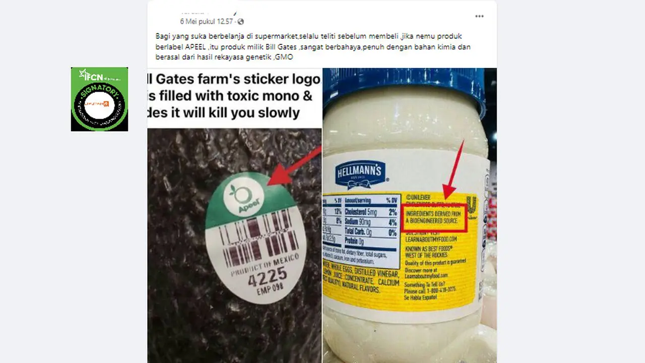 Kumpulan hoaks rekayasa genetik