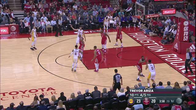 Berita video game recap NBA 2017-2018 antara LA Lakers melawan Houston Rockets dengan skor 122-116.