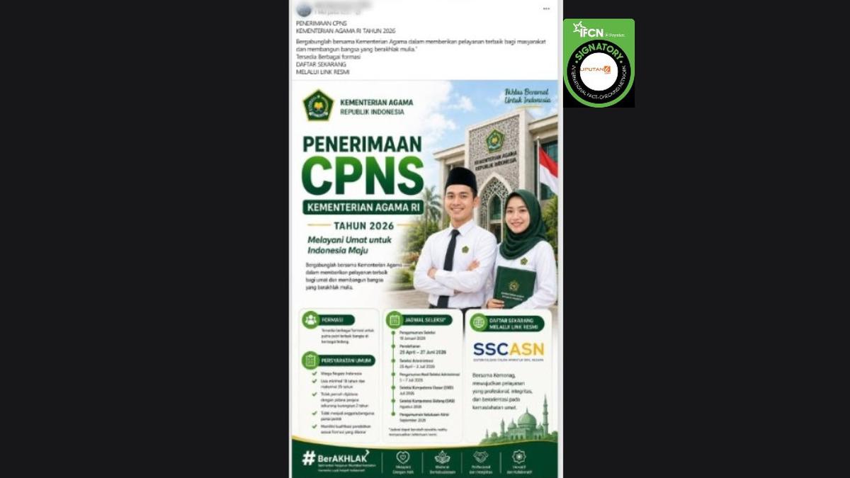 Hoaks Rekrutmen ASN Makin Beragam, Simak Daftarnya