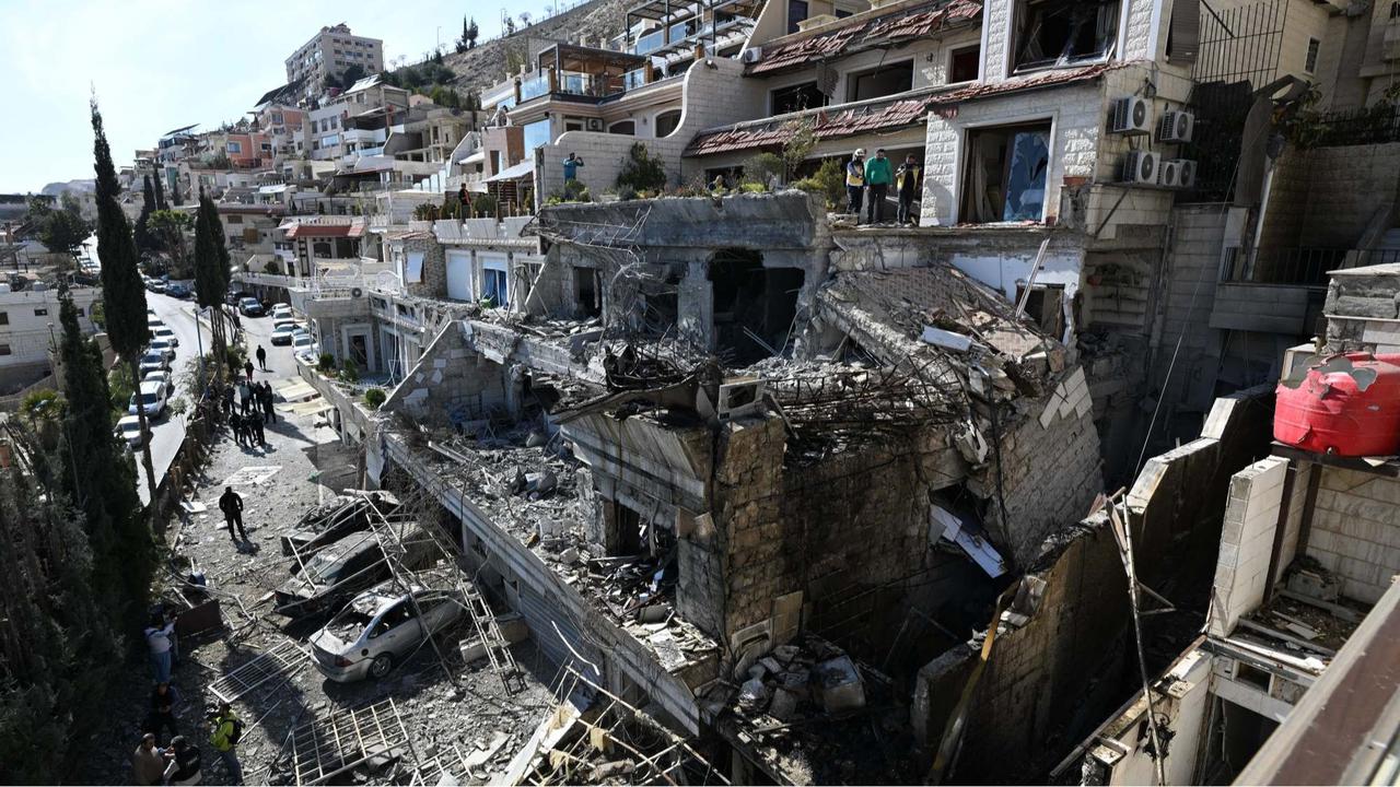 Serangan brutal Israel di Damaskus