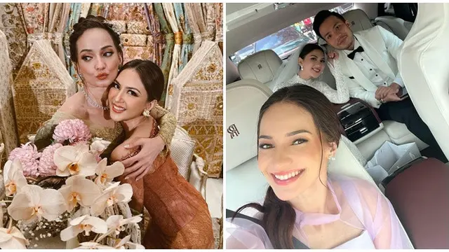 Mimpi Nikah Bareng Terwujud, Ini 6 Potret Jessica Mila dan Enzy Storia Saling Dampingi