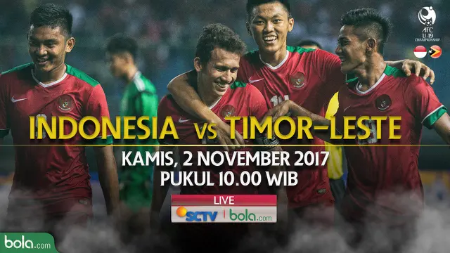 Timnas Indonesia U-19 vs Timnas Timor Leste U-19