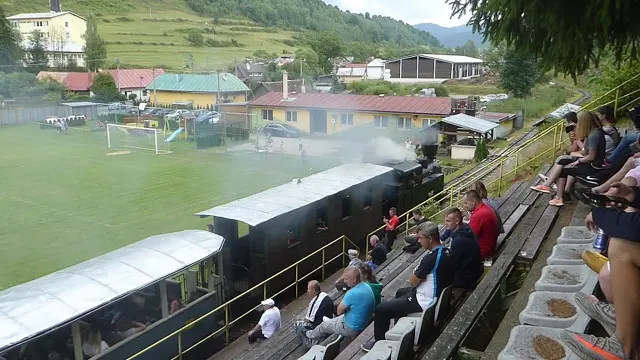Stadion Cierny Balog. (Youtube/Trzi Rogi Elwer)