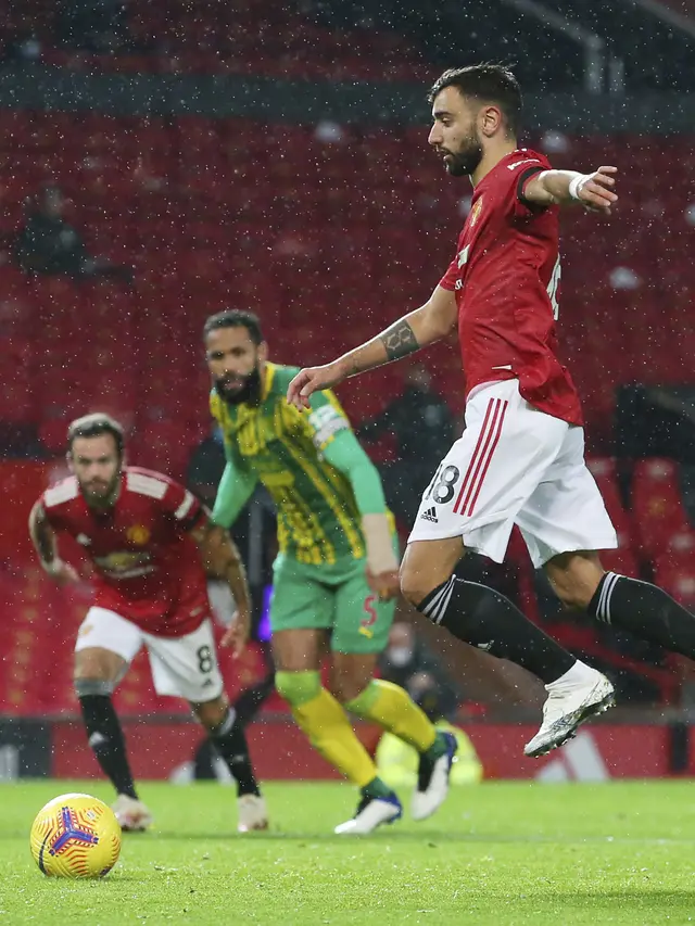 Gelandang Manchester United, Bruno Fernandes.