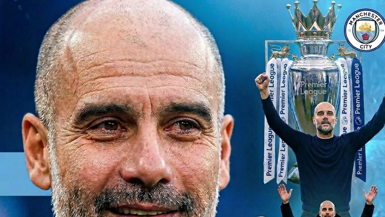 Ilustrasi Pep Guardiola di Man City. (Bola.com/AFP/Gemini)