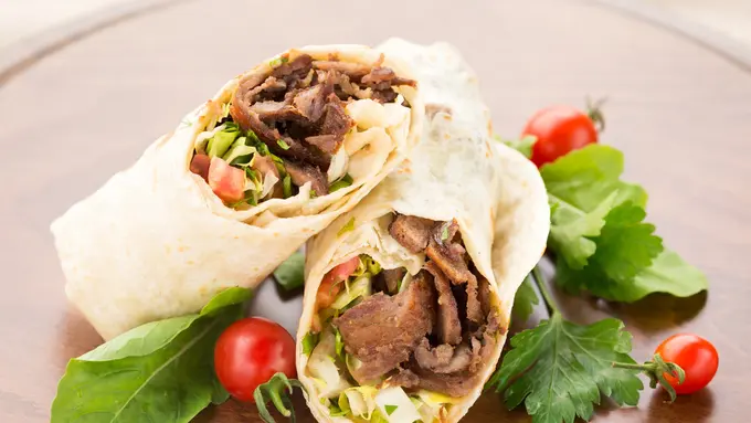 Ilustrasi kebab mini