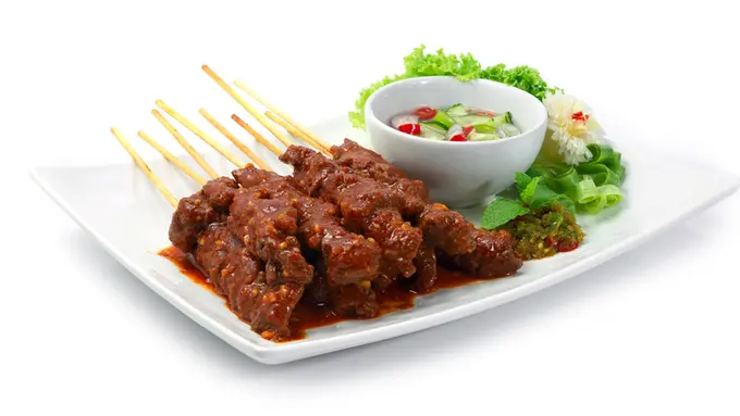 sate daging sapi rempah