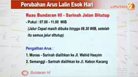 Simulasi Demo Pemilu Besok, HI-Thamrin Akan Dialihkan 5 jam