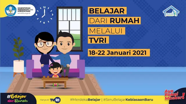 Jadwal program belajar dari rumah TVRI