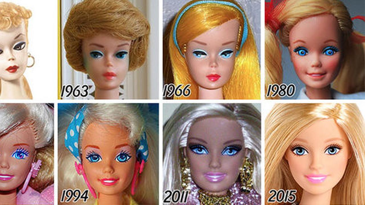 Ini wajah Barbie dari masa ke masa, cantik mana?