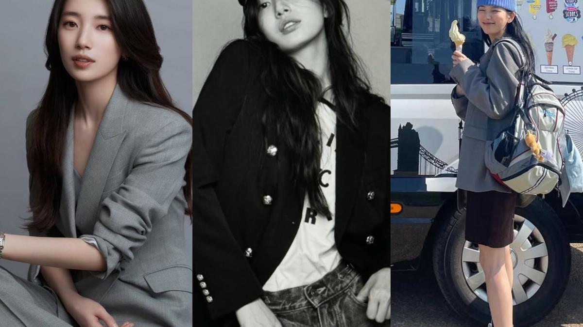 Padu Padan Outfit ala Bae Suzy dengan Oversized Blazer, Bisa Jadi Inspirasi Baju Ngantor hingga Hangout