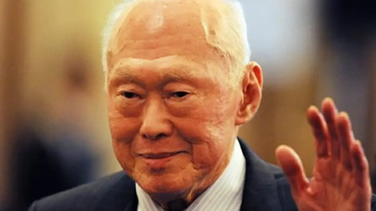 Mantan PM Singapura Lee Kuan Yew 