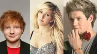 Ketemu Mantan, Ed Sheeran, Ellie Goulding, dan Niall Horan Kaku