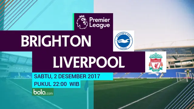 Brighton and Hove Albion vs Liverpool