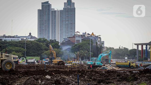 FOTO: Memantau Progres Pembangunan Jakarta International E-Prix Circuit