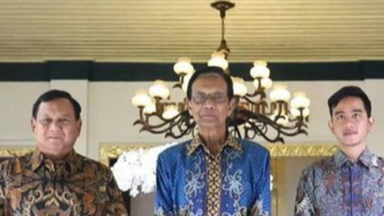 VIDEO: Prabowo-Gibran Minta Arahan Sri Sultan Hamengkubuwono X untuk Kampanye di Yogyakarta