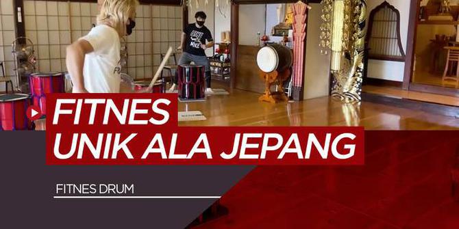 VIDEO: Melihat Fitness Unik di Jepang yang Menggunakan Drum