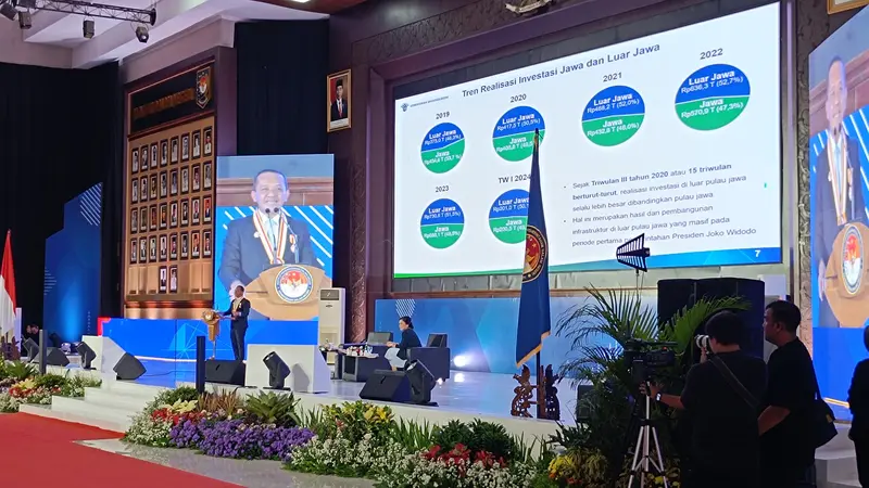 Menteri Investasi/Kepala Badan Koordinasi Penanaman Modal (BKPM) Bahlil Lahadalia menyampaikan bahwa hilirisasi membantu mewujudkan cita-cita Indonesia Emas pada 2045.