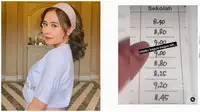 Nilai rapor selebriti ini tetap memuaskan meski sibuk di dunia hiburan. (Sumber: Instagram/prillylatuconsina96)