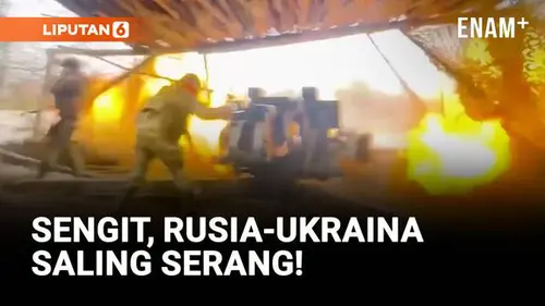 VIDEO: Perang Sengit! Rusia dan Ukraina Saling Serang Infrastruktur Militer
