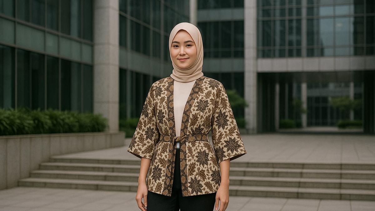 Pilihan 7 Outer Batik untuk Kantor Terbaru, Saatnya Tampil Stylish dan Profesional di 2025