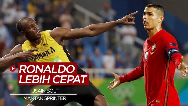 Berita video Cristiano Ronaldo lebih baik dari Usain Bolt