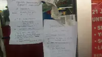 Surat Kaleng Tertempel di Pintu Kantor Lion Air Bandara Soetta 