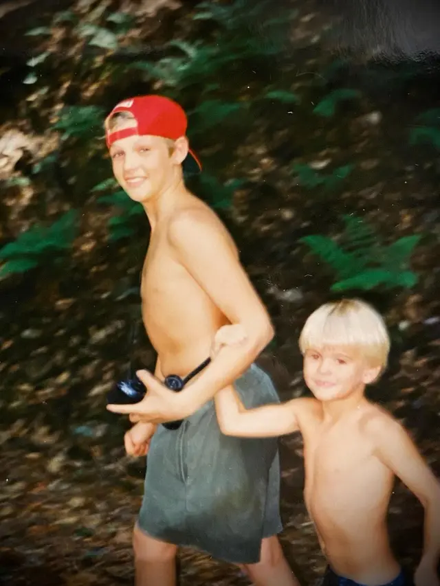Nick Carter dan Aaron Carter. (Foto: Dok. Instagram @nickcarter)