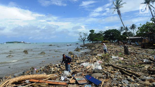 Terjangan Tsunami Luluh Lantakkan Sumur Ujung Kulon