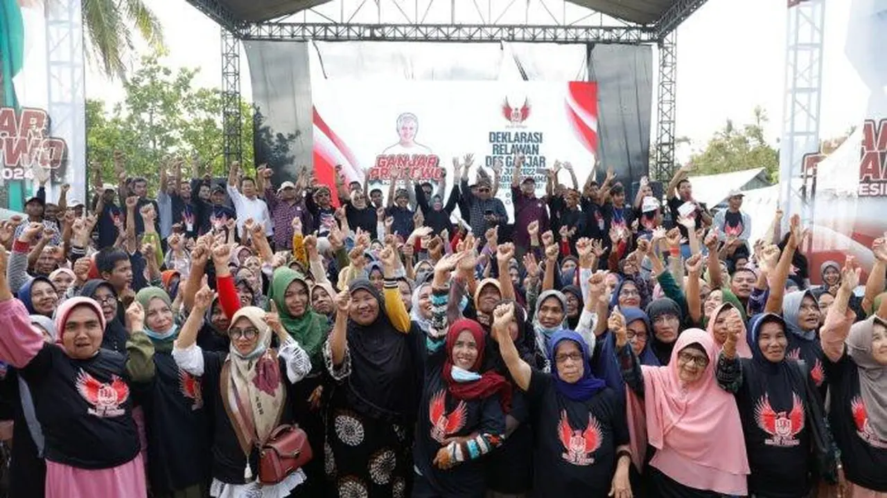 Deklarasi Ganjar Paranowo sebagai Presiden 2024 di Sumbar. (Liputan6.com/ ist)