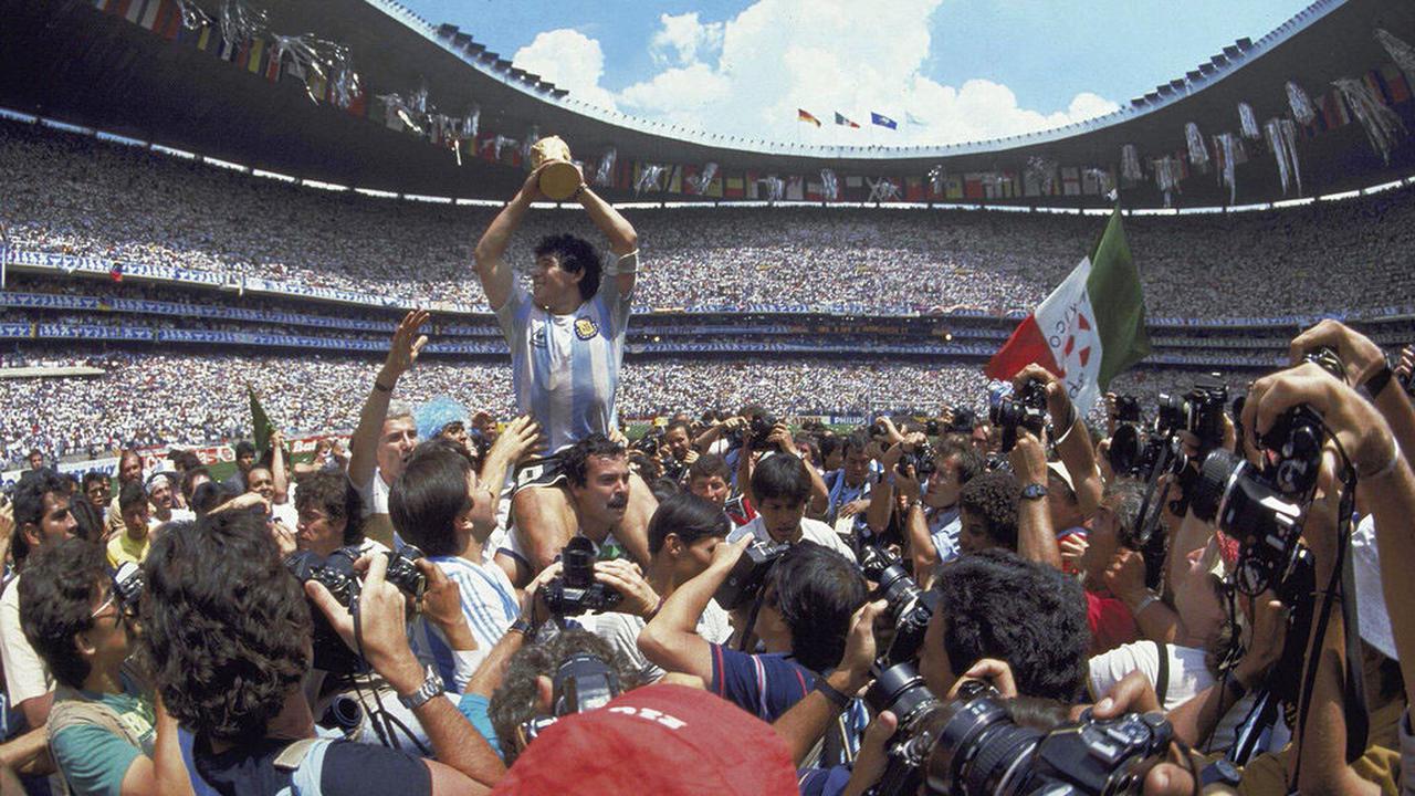 FOTO: Potret Heroik Diego Maradona saat Membawa Argentina Menjadi Juara Piala Dunia
