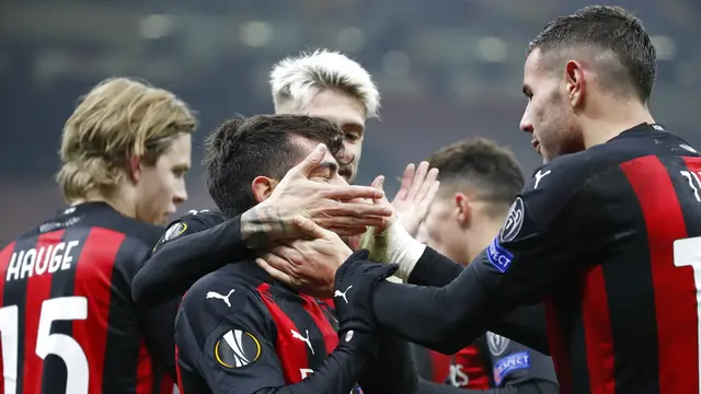 FOTO: Sempat Tertinggal, AC Milan Hajar Celtic 4-2 di Liga Europa