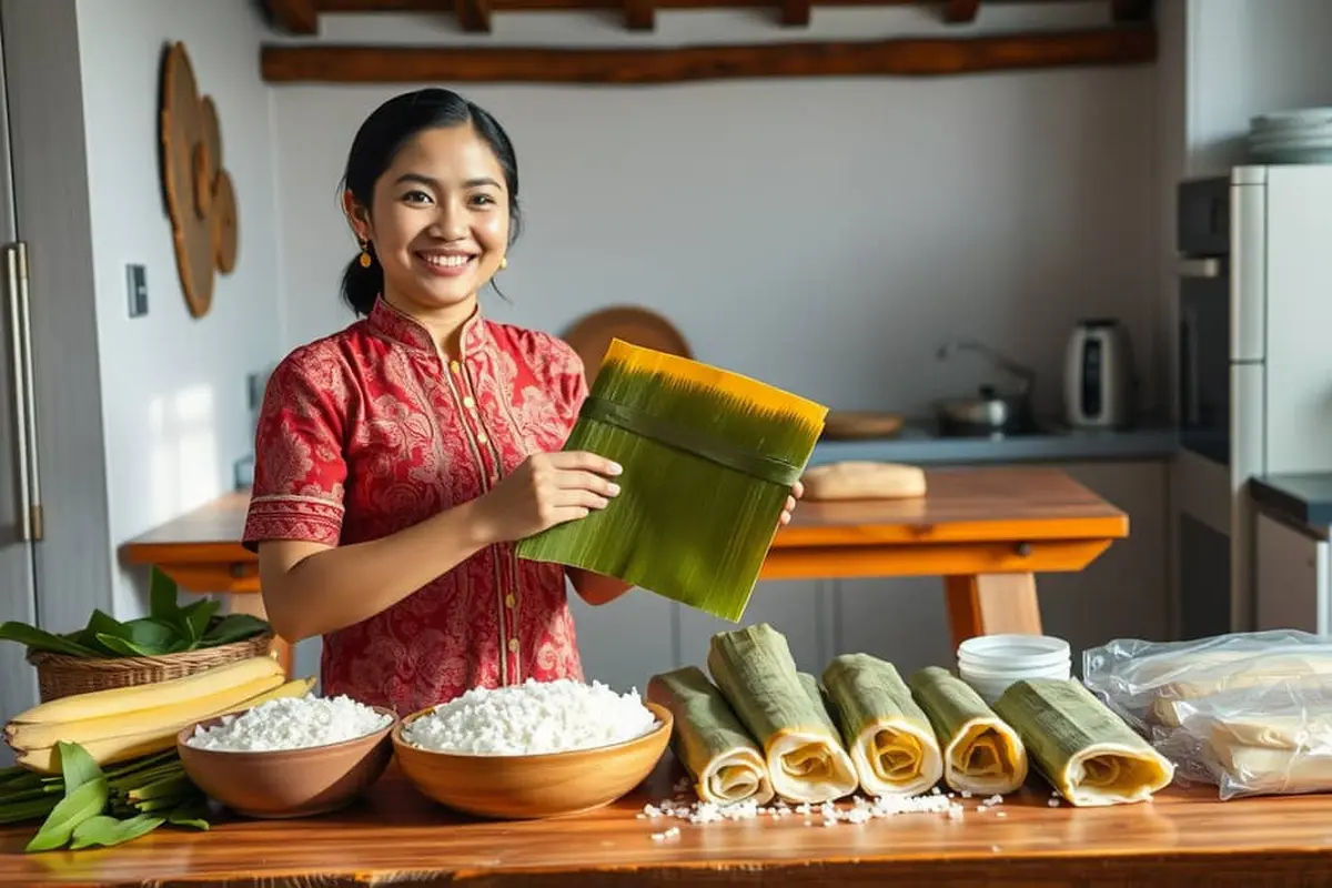 Tips Membuat Lontong Lebaran Tahan Lama dan Tidak Berair