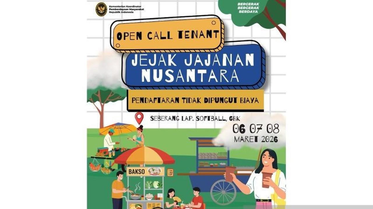 Kemenko Pemberdayaan Masyarakat Ajak UMKM Ramaikan Festival Jejak Jajanan Nusantara 2026 di GBK