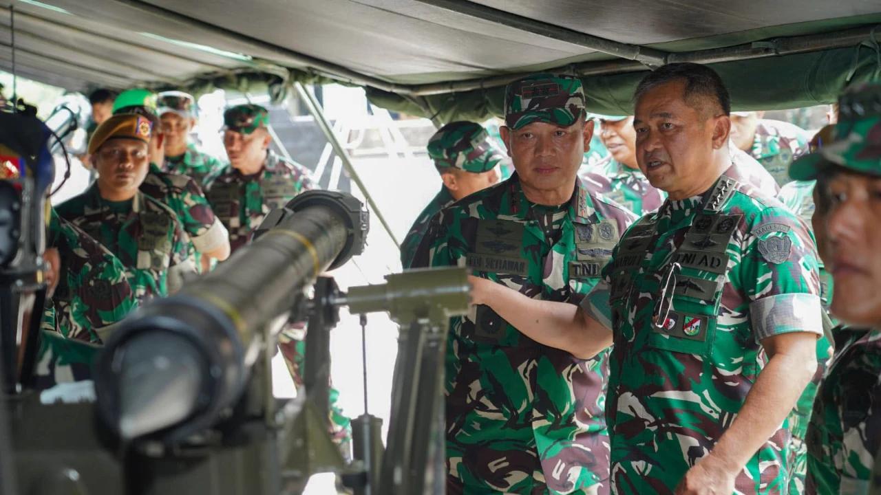 FOTO: Beragam Inovasi Litbanghan TNI AD Diperlihatkan di Menlatpur Kostrad