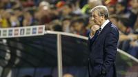 Pelatih timnas Inggris, Roy Hodgson, meminta pasukannya lebih percaya diri jelang putaran final Piala Eropa 2016 di Prancis 10 Juni sampai 10 Juli nanti. (Reuters/Carl Recine)