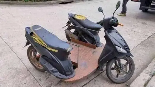 Kelewat Unik, 6 Modifikasi Motor Ini Bikin Gagal Paham