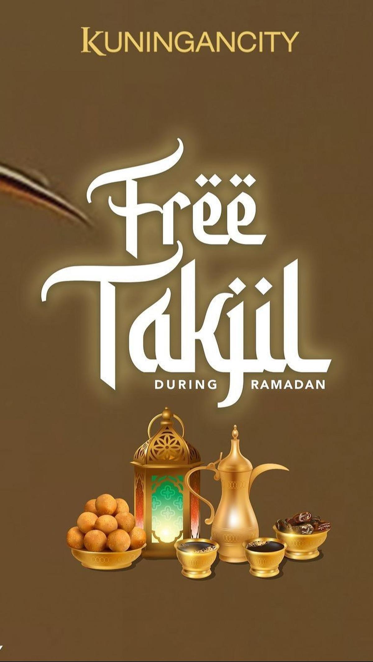 1.&nbsp;Free Takjil Setiap Hari