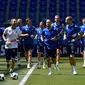 Timnas Islandia saat berlatih di Piala Dunia 2018. (AFP/Nicolas Asfouri)