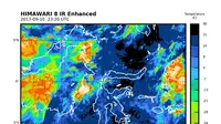 BMKG merilis informasi dan data mengenai prakiraan cuaca di beberapa daerah di Sulawesi Selatan. (Foto: BMKG/Liputan6.com/Eka Hakim)