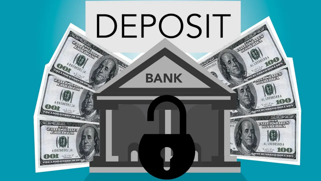 Ilustrasi deposit, keuangan