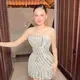 Syifa Hadju saat After Party Pernikahan di Bali tampil glamor. [@astecat]