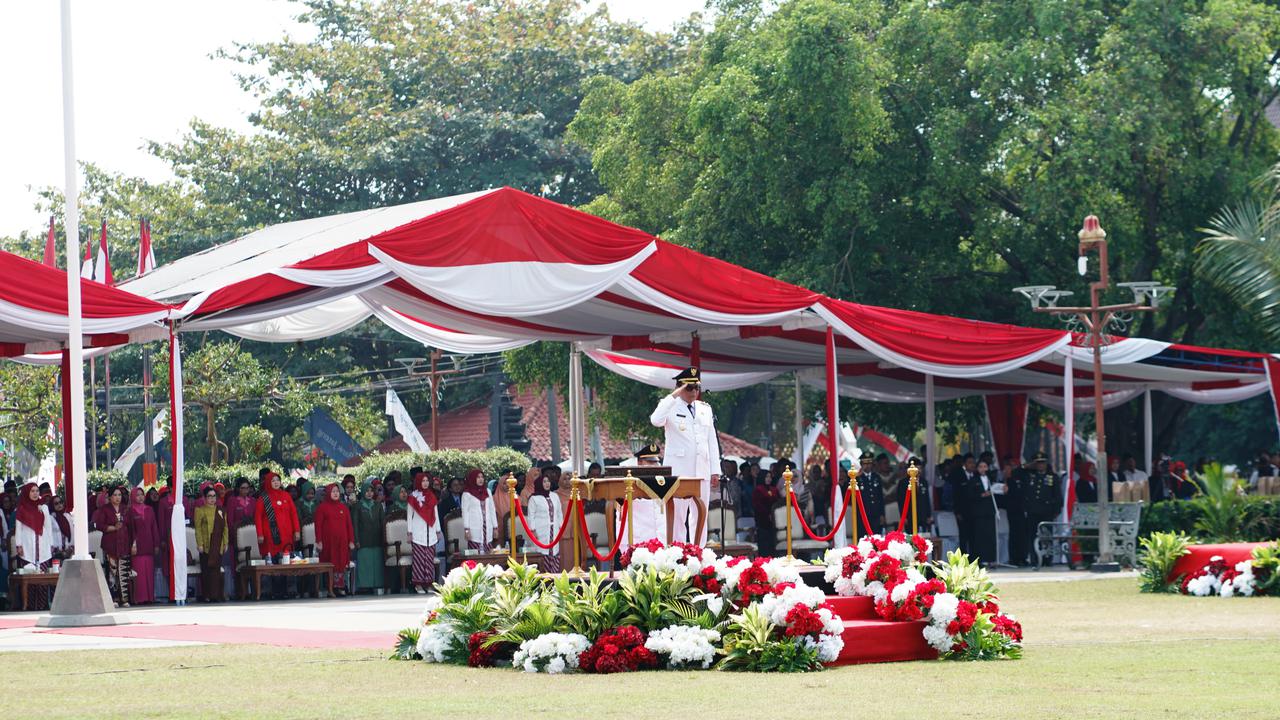 Upacara HUT RI di Pati, Plt Bupati Pati Salah Ucap Sila Kedua